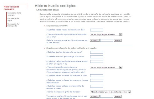 calculo huella ecológica